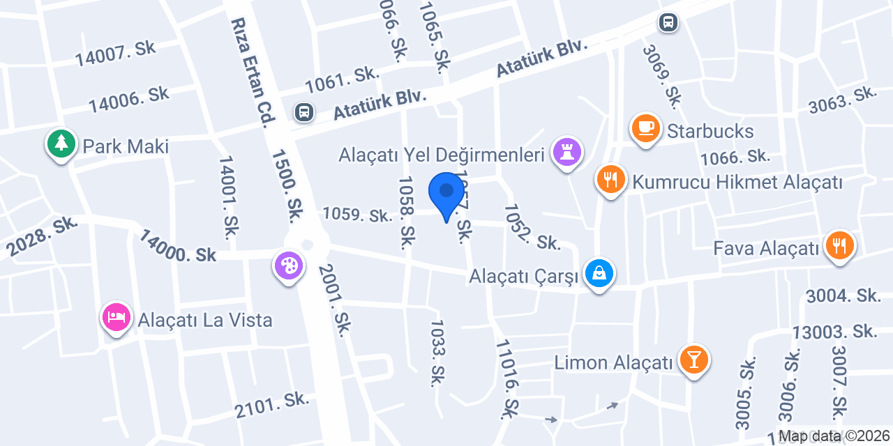 Aişem By Hire Otel konumu