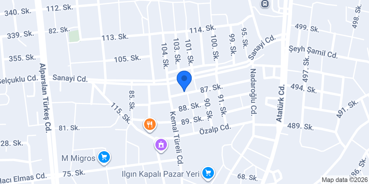 ÇELİKLER OTO YEDEK PARÇA konumu
