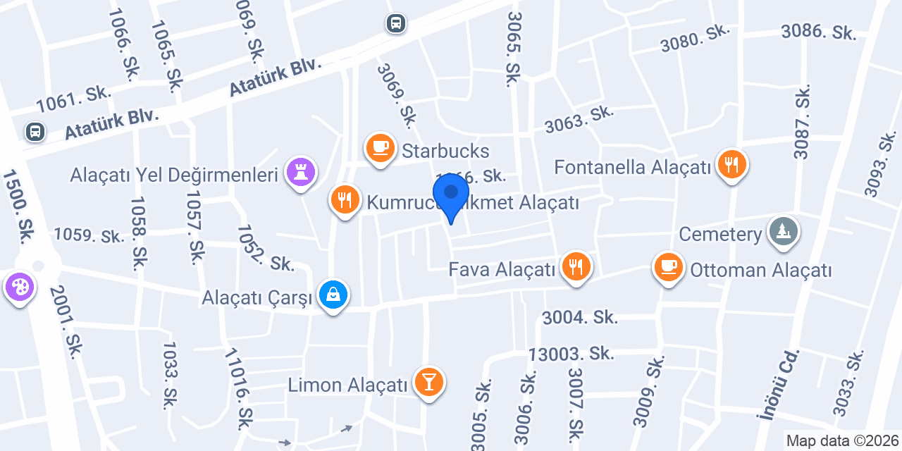 Sota Alaçatı konumu