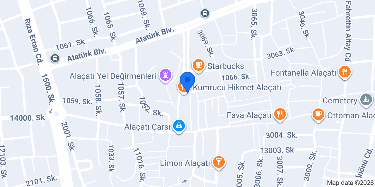 Çivit Cafe konumu