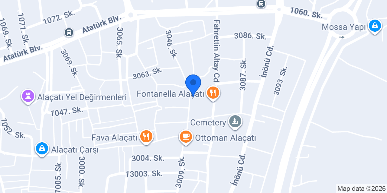 Mai Alaçatı konumu