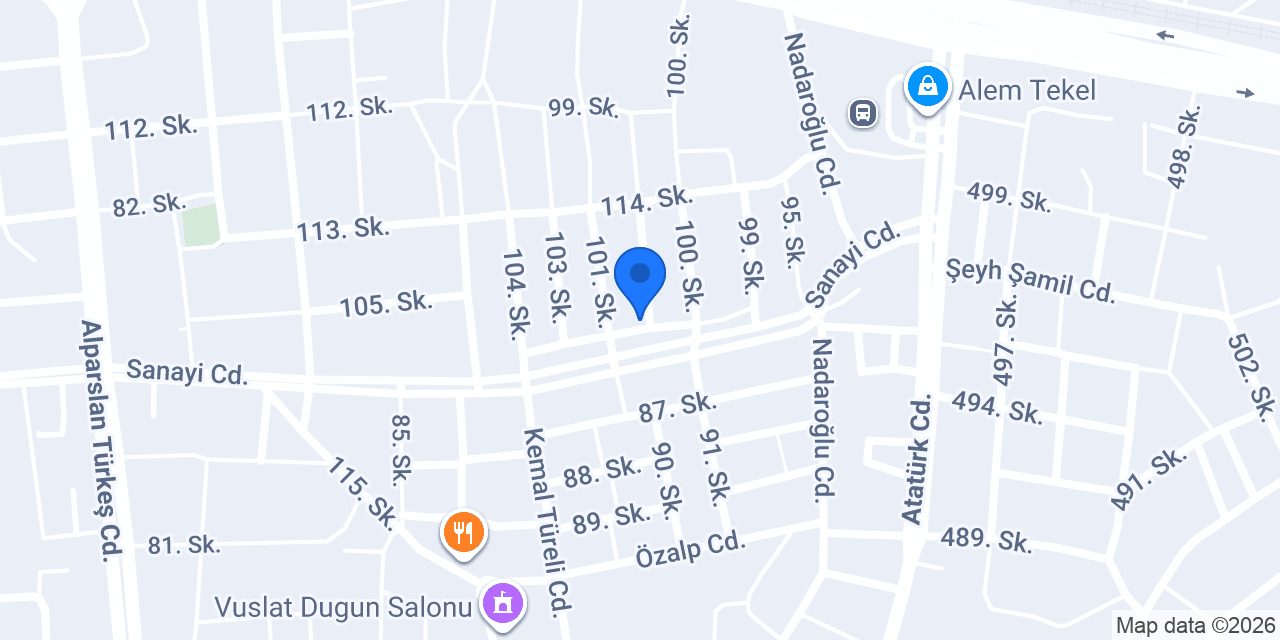 Yıldızoğlu oto yıkama konumu