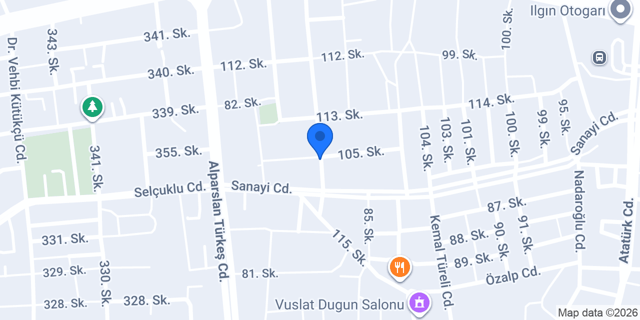 Aşağı Çiğil Kız Öğrenci Yurdu konumu