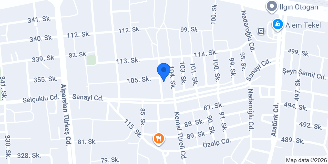Oto Ekspertiz 360 Ilgın Bayi konumu