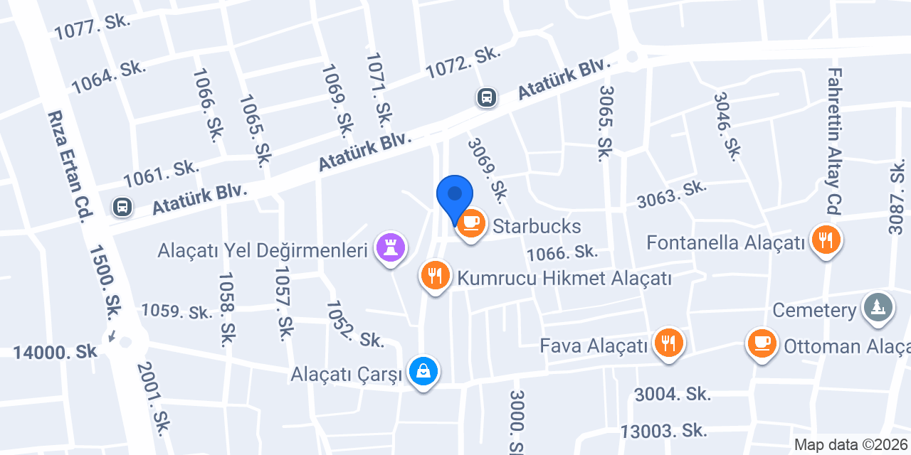 Kumrucu Erol Alaçatı konumu
