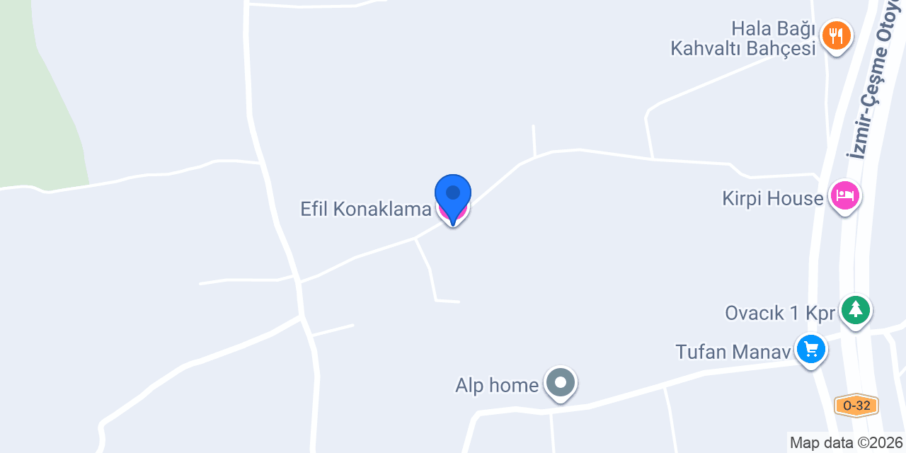 Efil Konaklama konumu