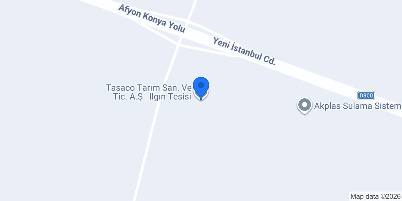 Tasaco Tarım San. Ve Tic. A.Ş | Ilgın Tesisi konumu