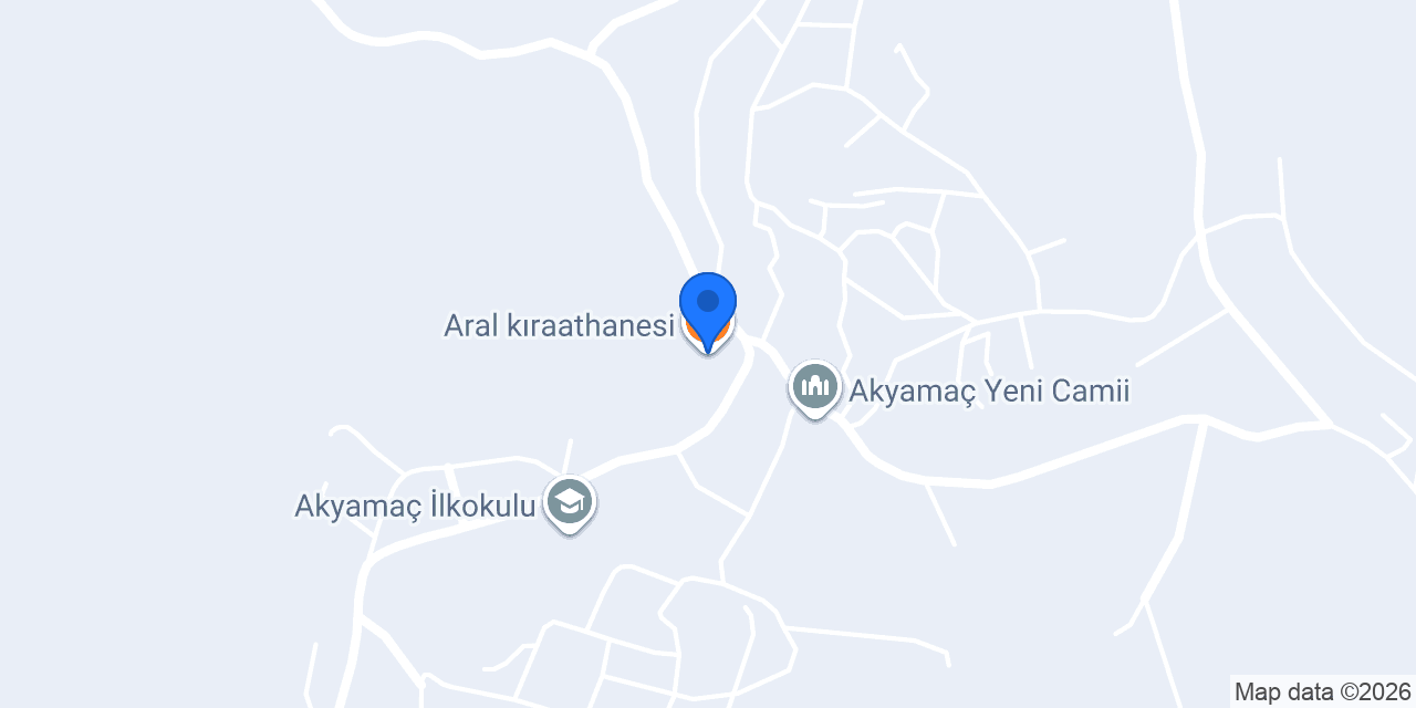 Aral kıraathanesi konumu