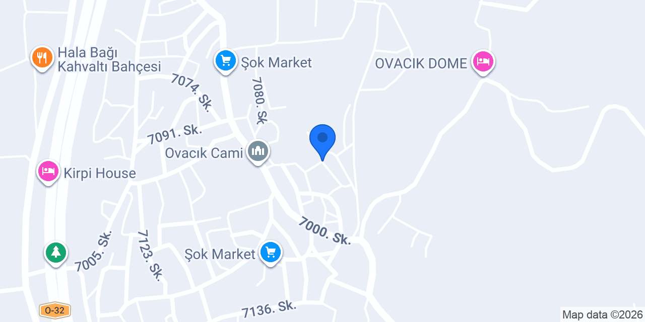 Forsnova Villa Ovacık konumu