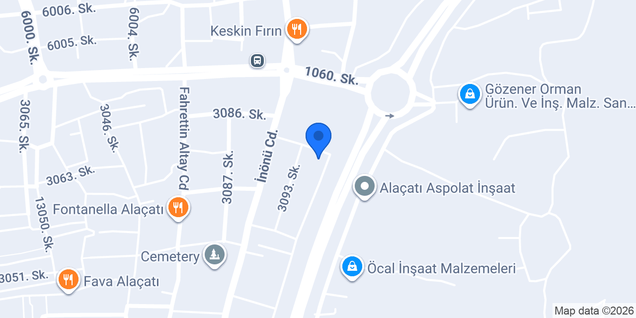 Alacati Balbadem Hotel konumu