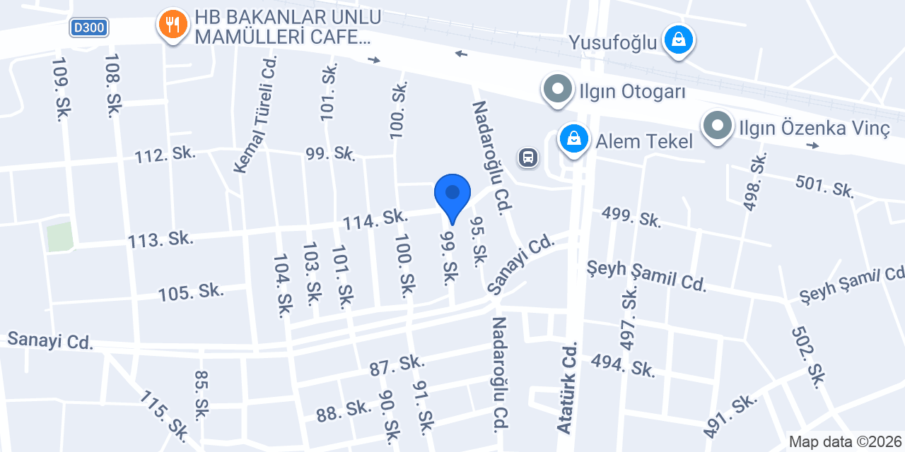 ılgın Kiralık Asansör Sürücü Platform konumu