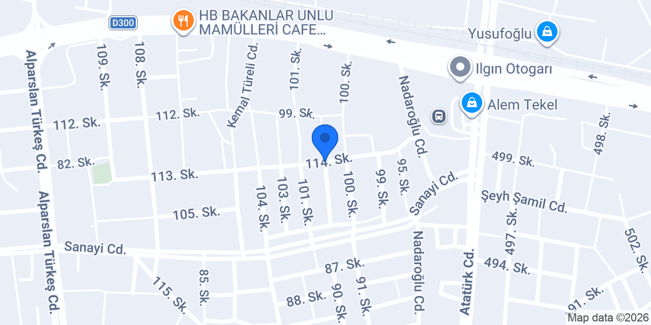 Kamışlar Galeri konumu