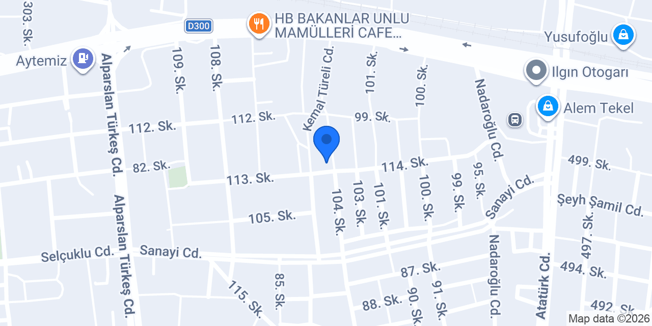 EFSANE OTOMOTİV konumu