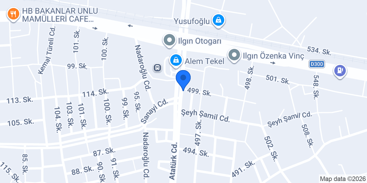 Gözde Market konumu