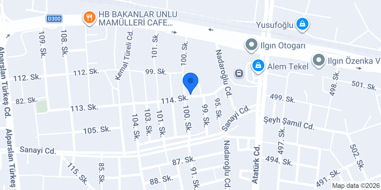 Ilgin Motor konumu
