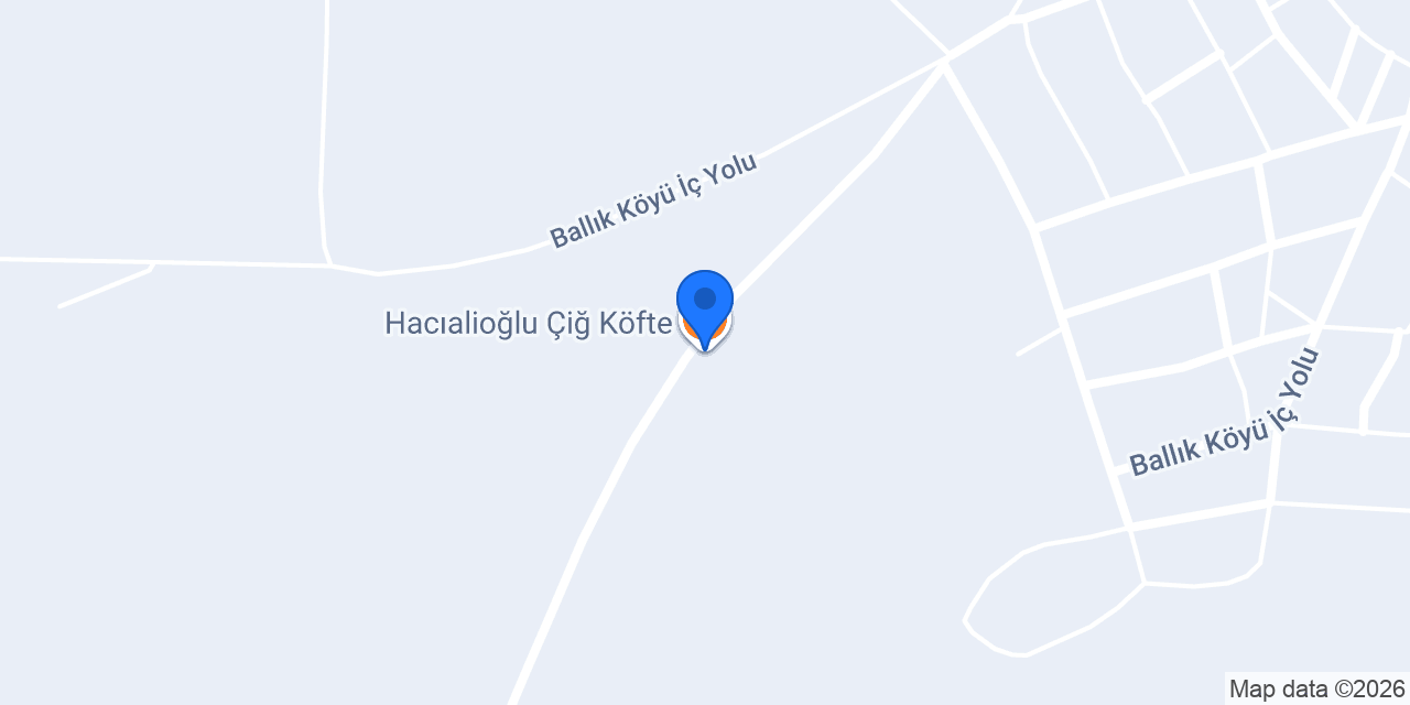 Hacıalioğlu Çiğ Köfte konumu