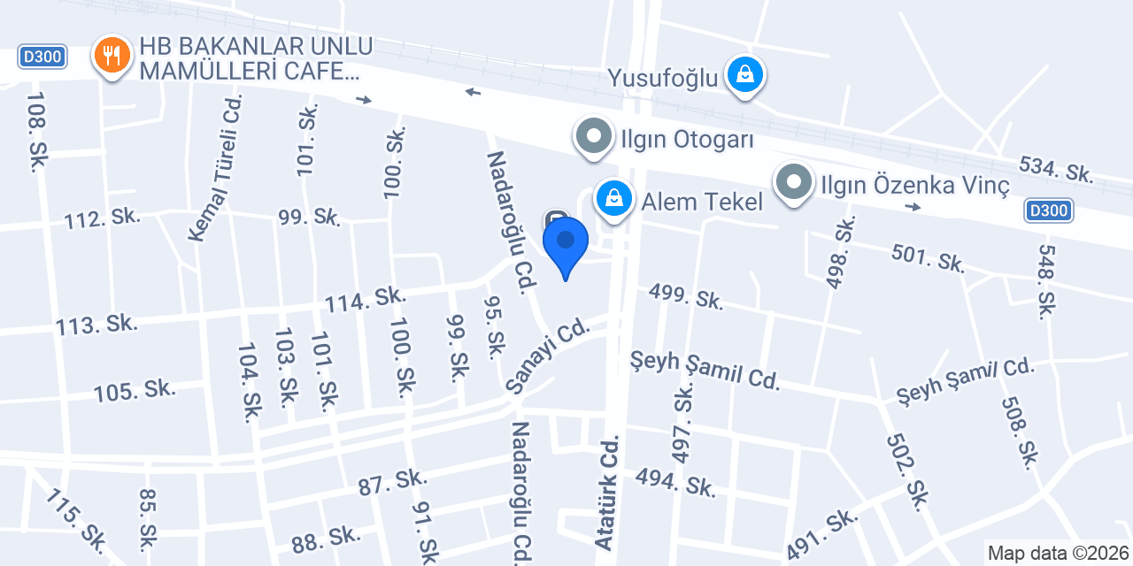 Ilgın İlçe Tarım ve Orman Müdürlüğü konumu