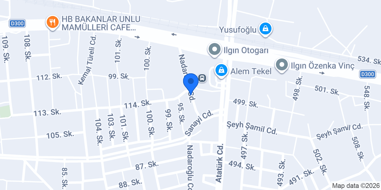 Yılmaz Mobilya konumu