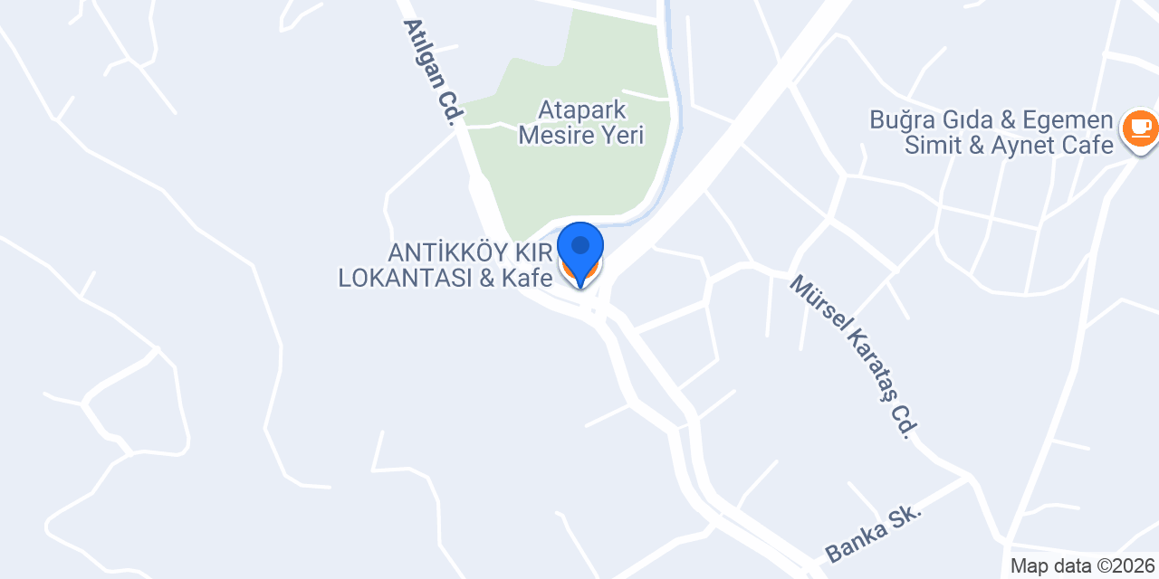 ANTİKKÖY KIR LOKANTASI & Kafe konumu