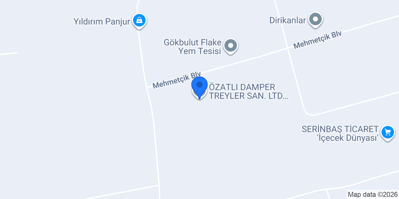 ÖZATLI DAMPER TREYLER SAN. LTD. ŞTİ. konumu