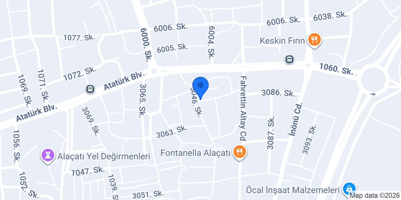 Samadhi Alaçatı konumu