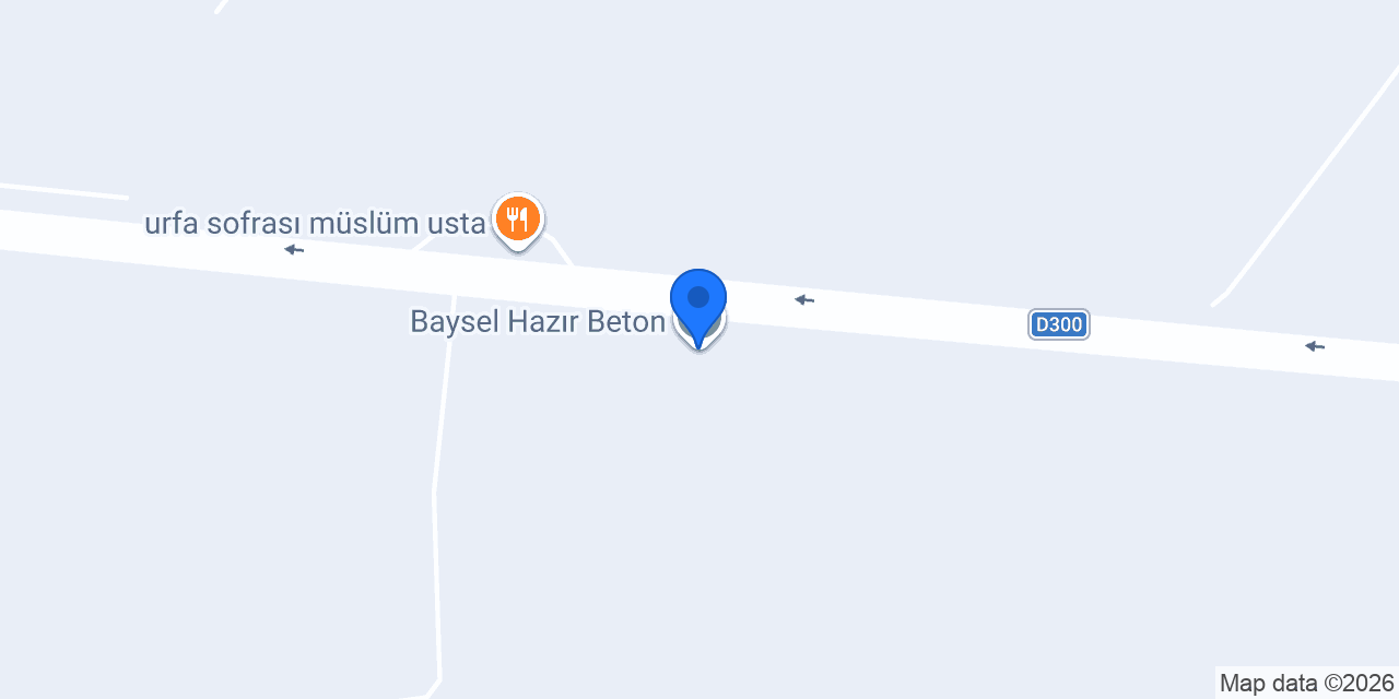 Baysel Hazır Beton konumu
