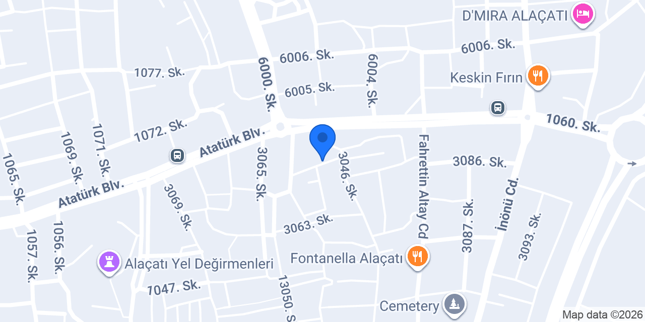 İncekara konumu