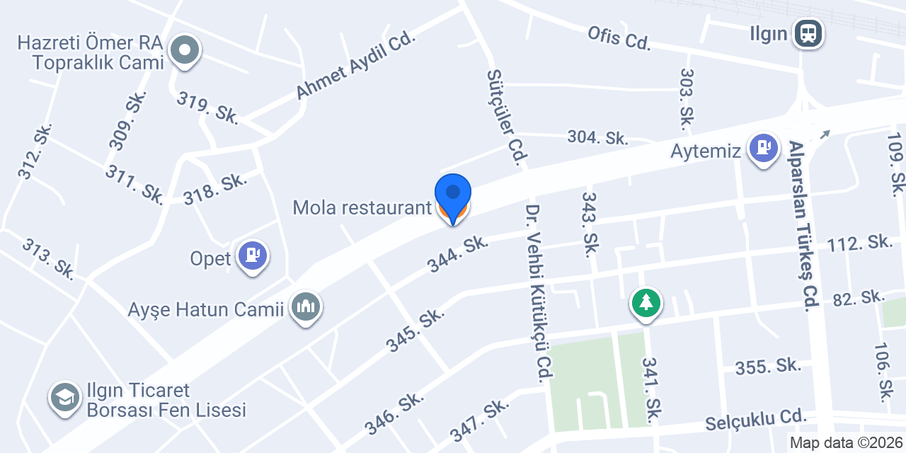 Mola restaurant konumu