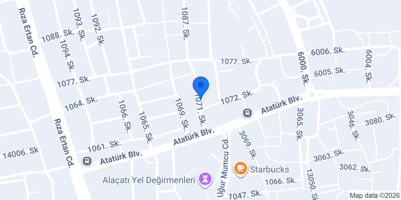 Monreve Alaçatı Hotel konumu