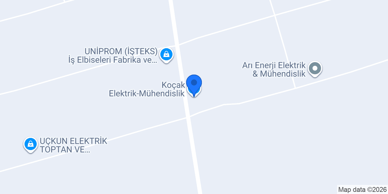 Koçak Elektrik-Mühendislik konumu