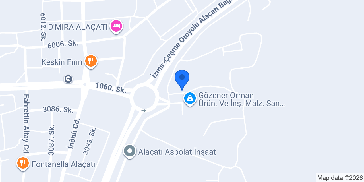 Sırma Su Alaçatı Ana Bayi konumu