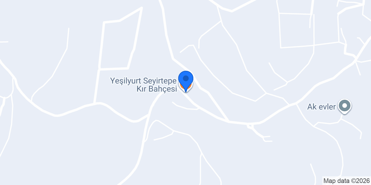 Yeşilyurt Seyirtepe Kır Bahçesi konumu