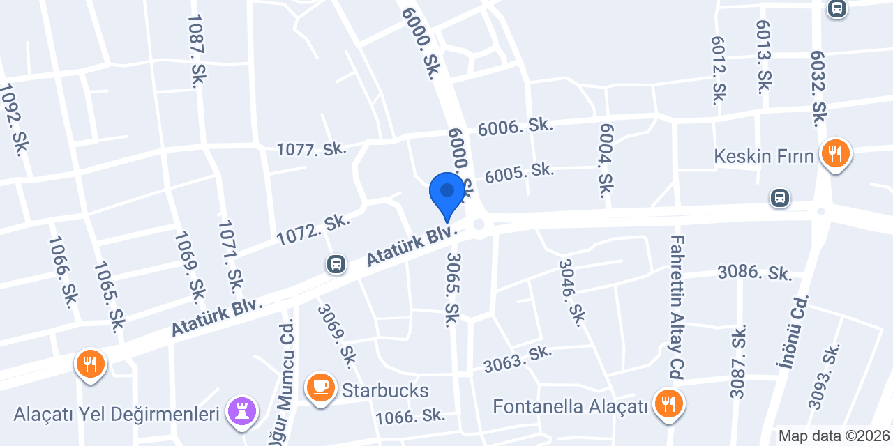 Luna Home's Alaçatı konumu