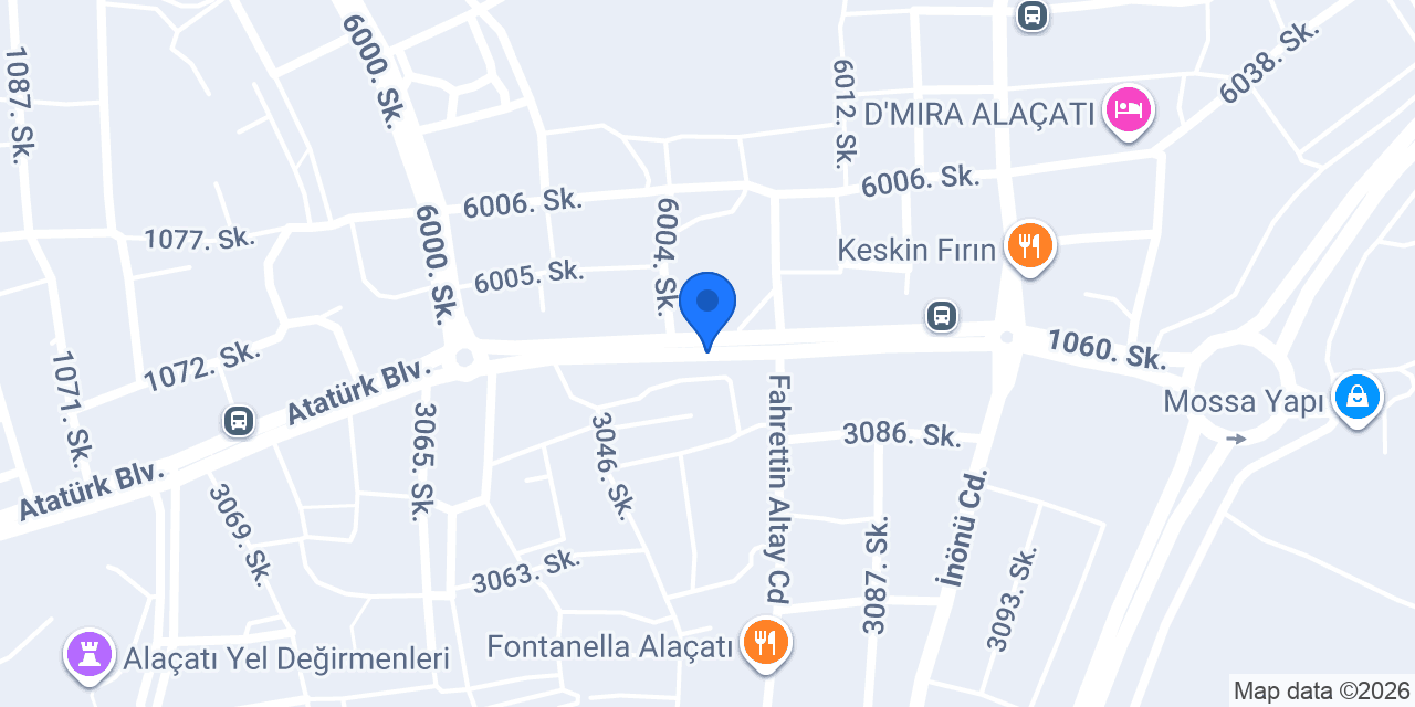 MDA İNTERİORS DEKORASYON konumu