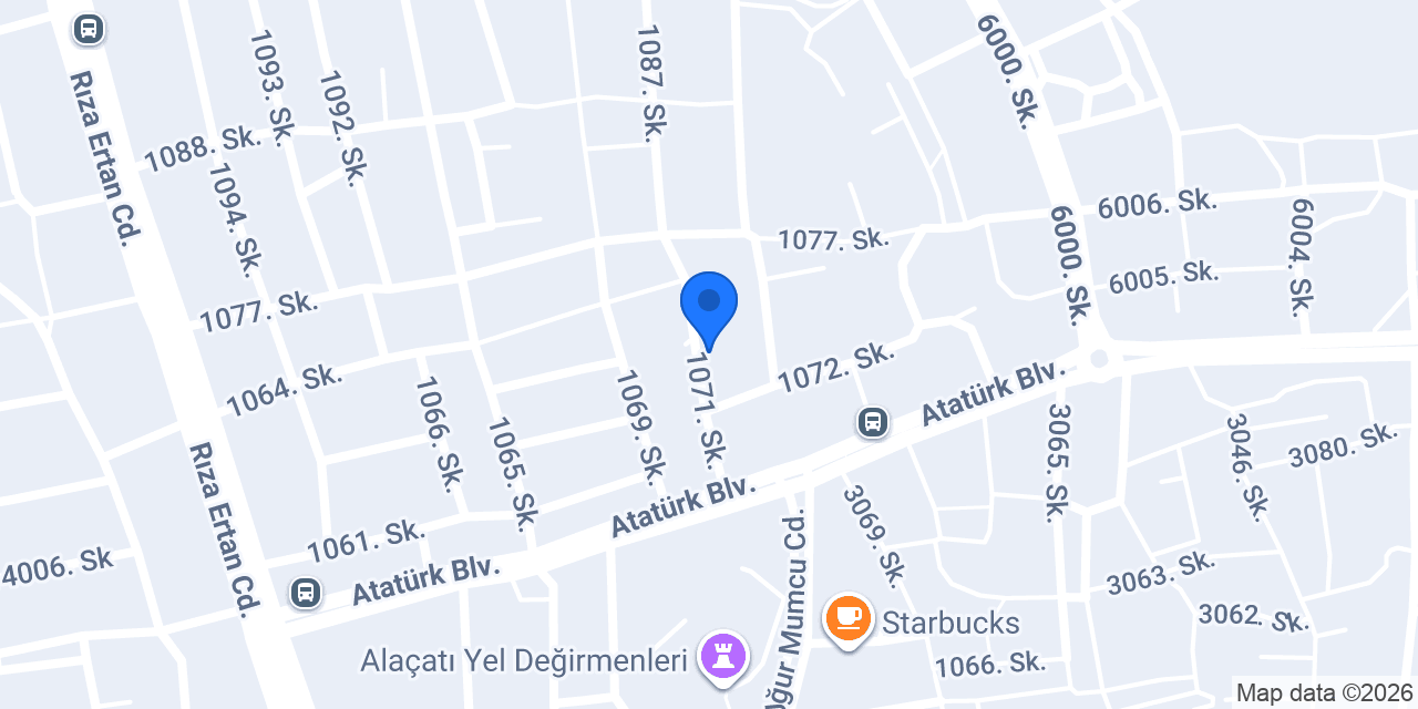 AlaNarin Konak Alaçatı konumu