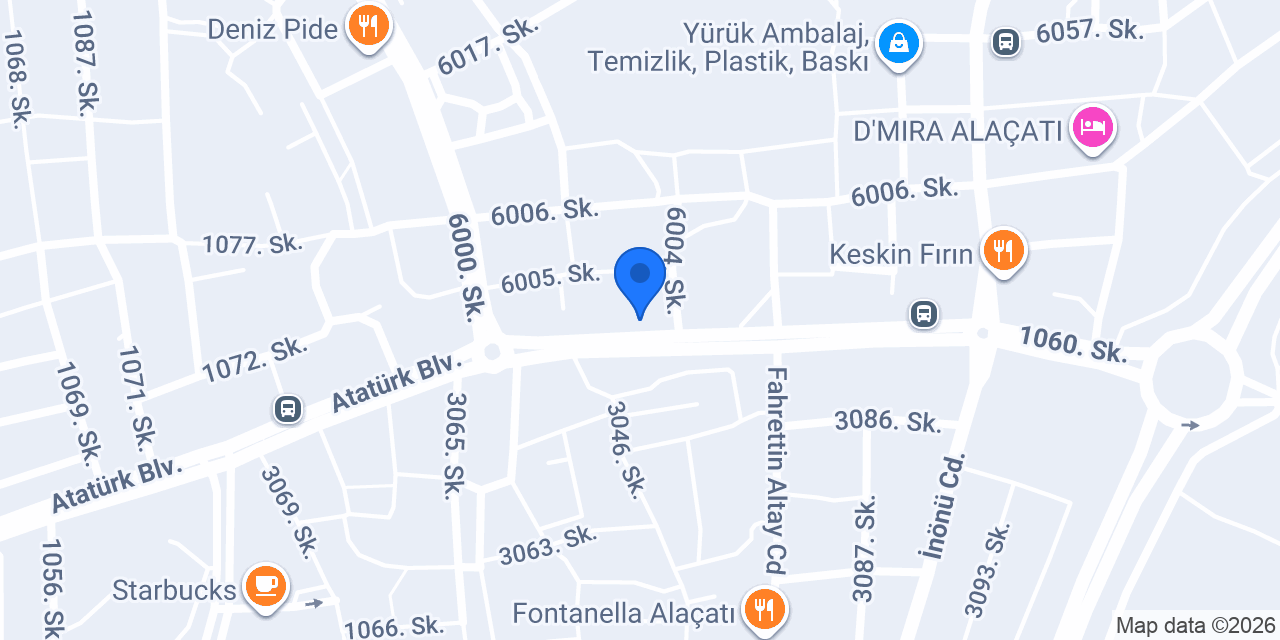 Işıltı Rent A Car konumu