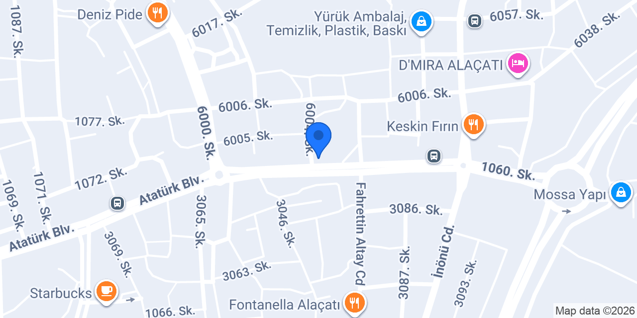 Şen Market konumu