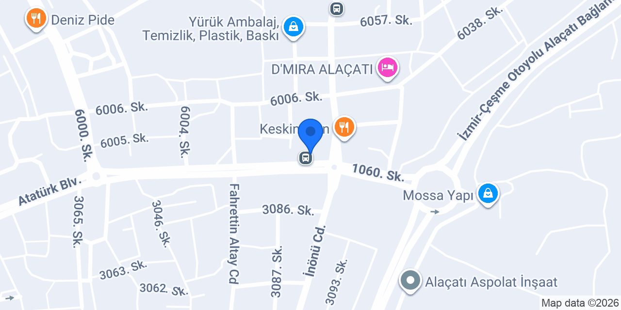 Lime Alaçatı konumu