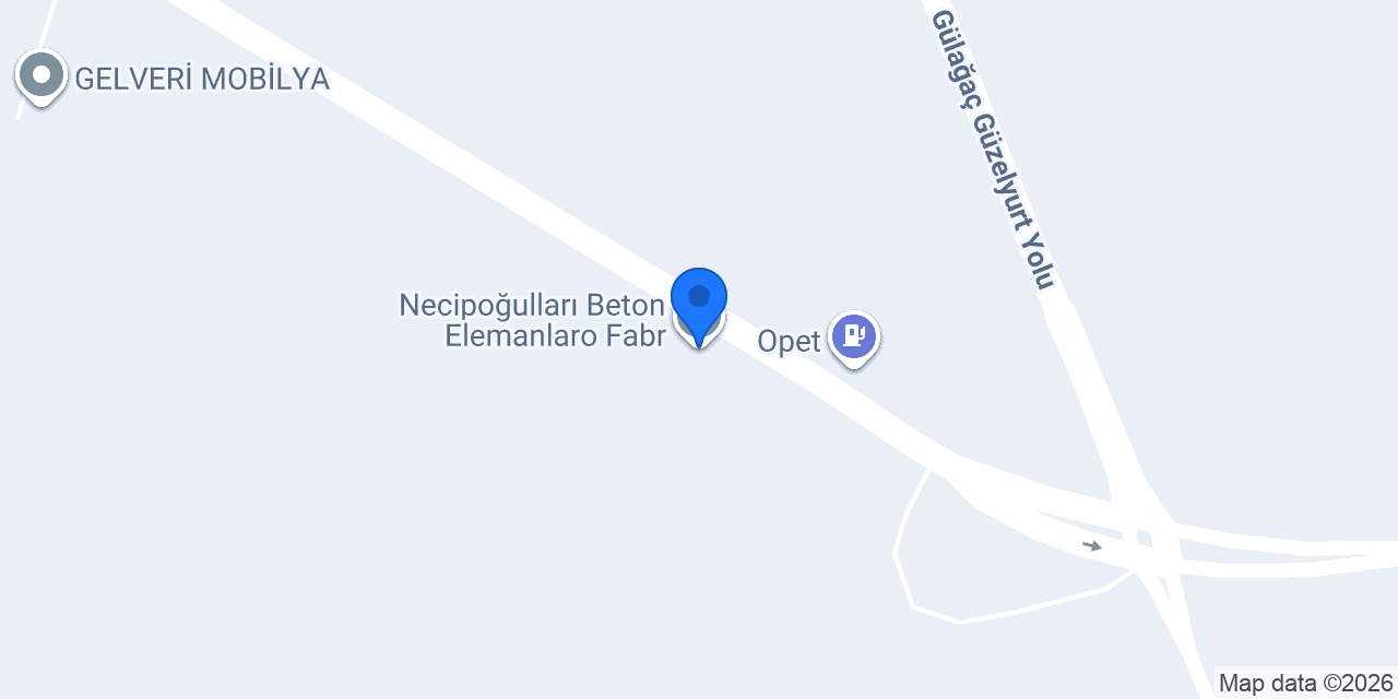 Necipoğulları Beton Elemanlaro Fabr. konumu