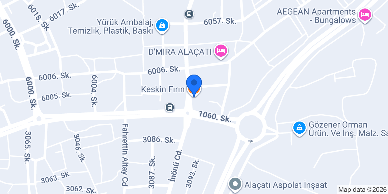 Keskin Fırın konumu