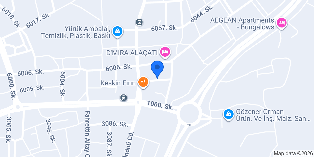 Trina Talles Alaçatı Otel konumu