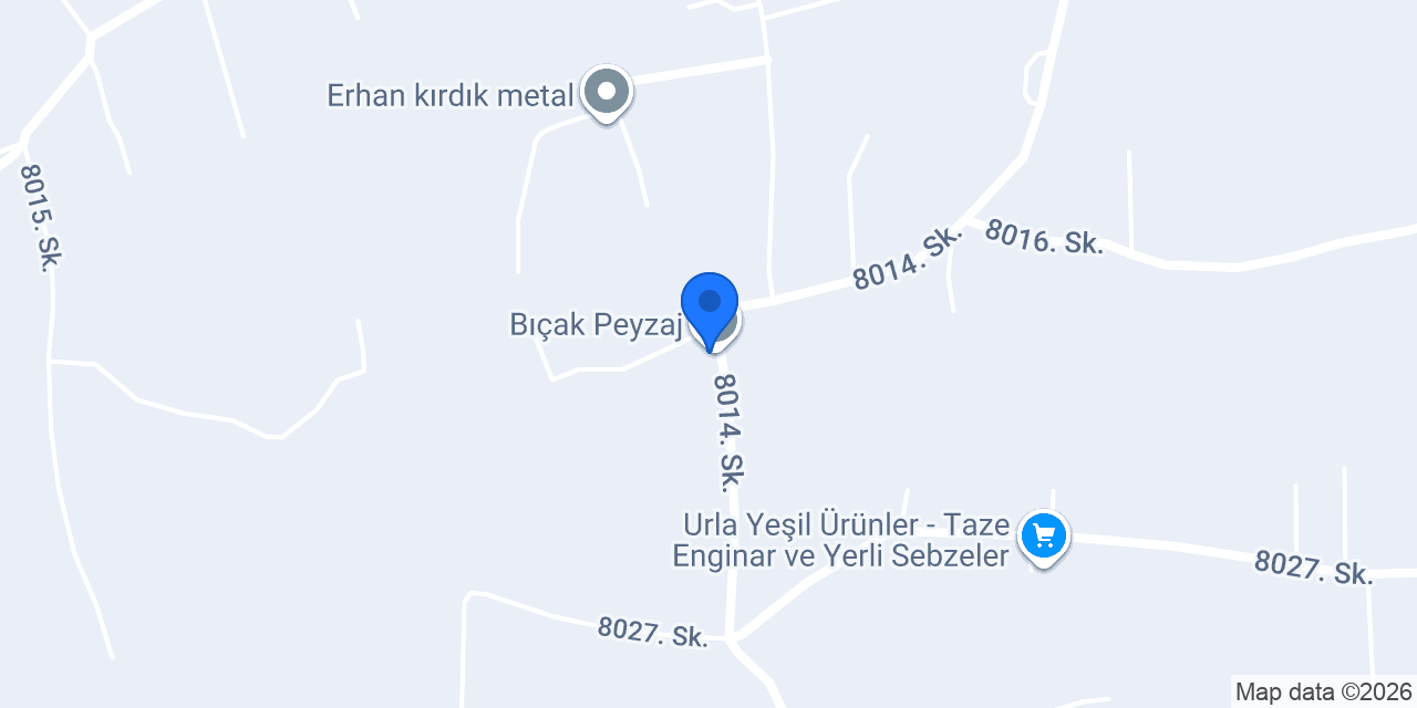 Bıçak Peyzaj konumu