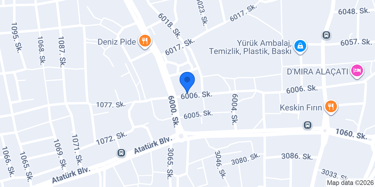 Tek Han Alaçatı Butik Otel konumu