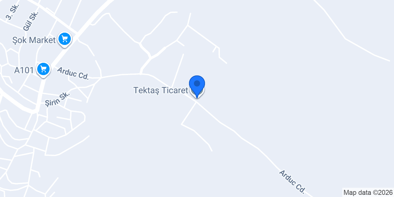 Tektaş Ticaret konumu