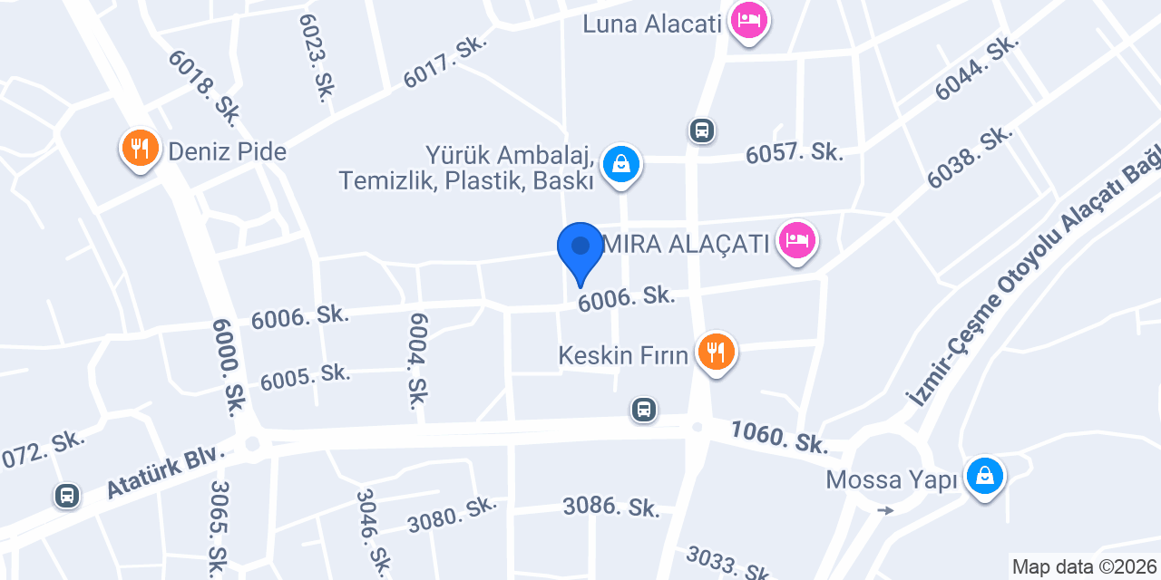 Ege Ulaşım - Çeşme Acentesi konumu