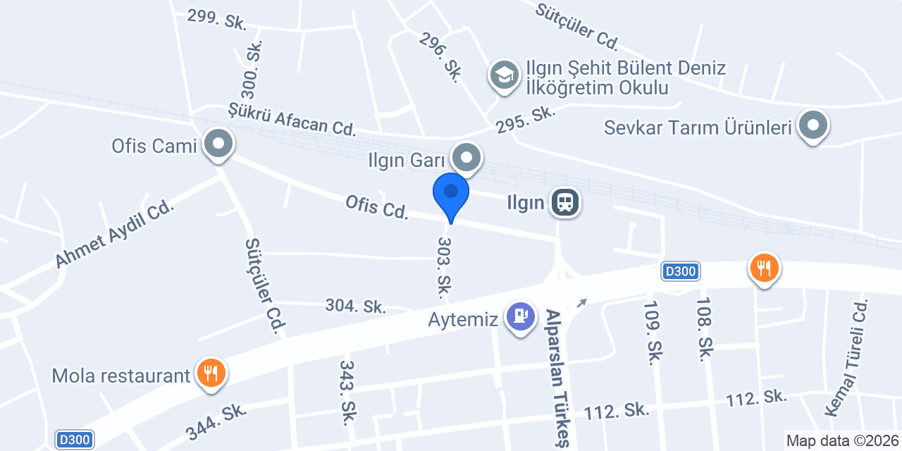 Toprak Mahsülleri Ofisi konumu