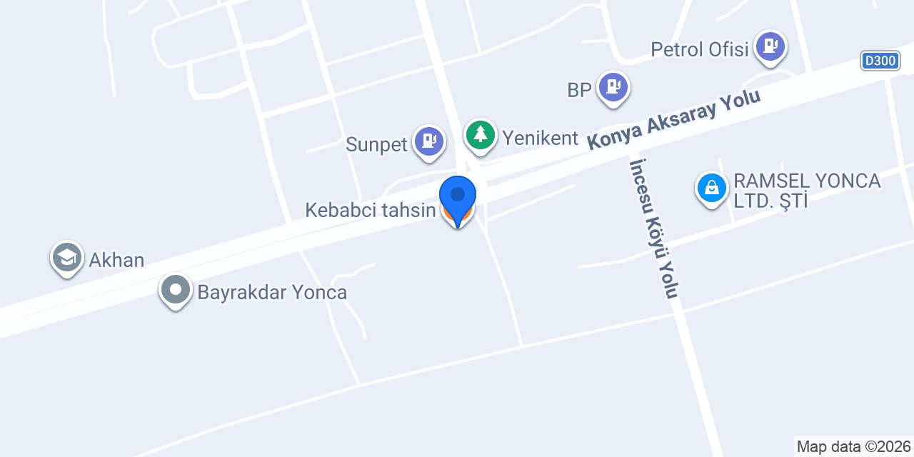 Kebabci tahsin konumu
