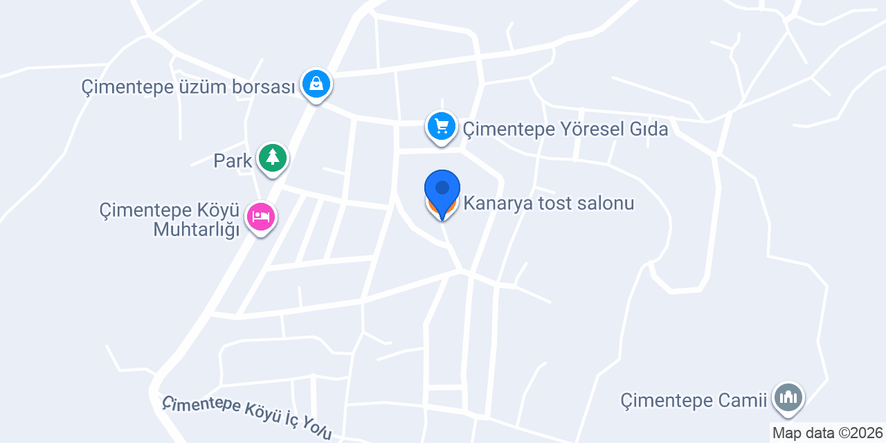 Kanarya tost salonu konumu
