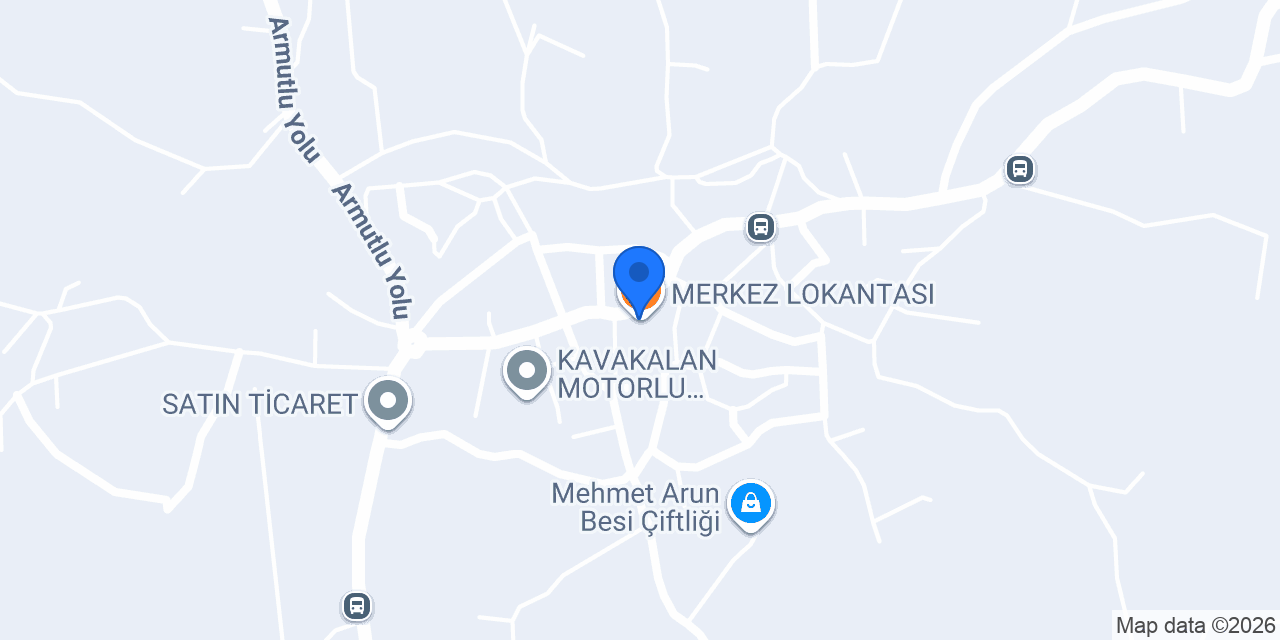 MERKEZ LOKANTASI konumu