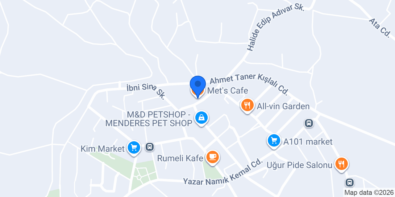 Met's Cafe konumu